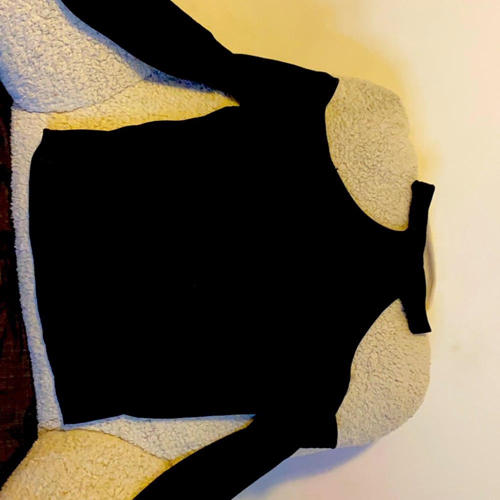 Long neck off the shoulder shirt